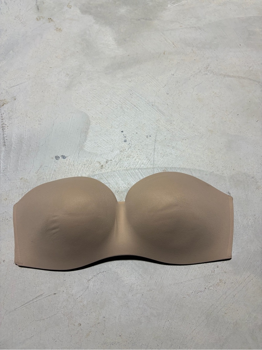 Soma enbliss stay put Strapless Nude bra 36D